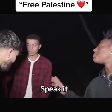 Free Palestine speed