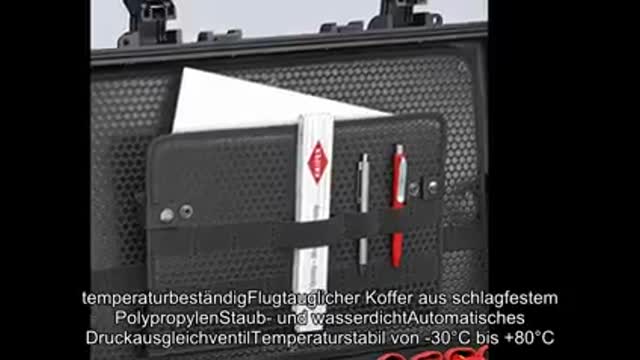 KNIPEX Werkzeugkoffer "Robust45 Move" leer 00 21 37 LE