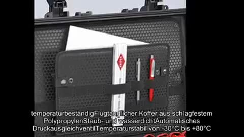 KNIPEX Werkzeugkoffer "Robust45 Move" leer 00 21 37 LE