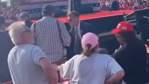 Here is another angle of Trump