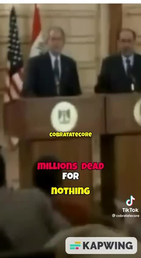 A Million people in Iraq died