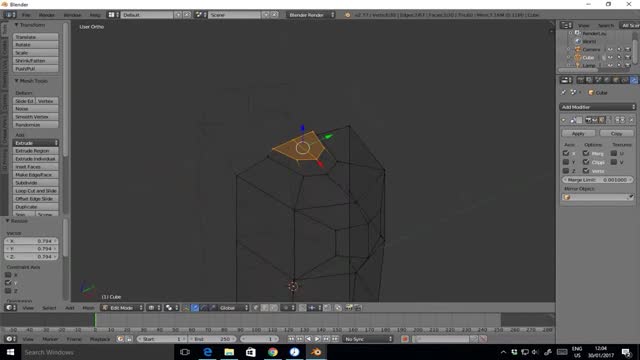 Blender software character modeling part II teaching from scratch