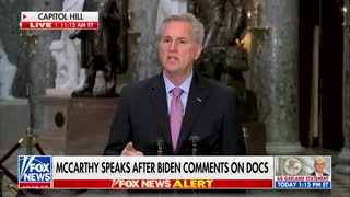 Speaker McCarthy on Biden's stolen classified documents: