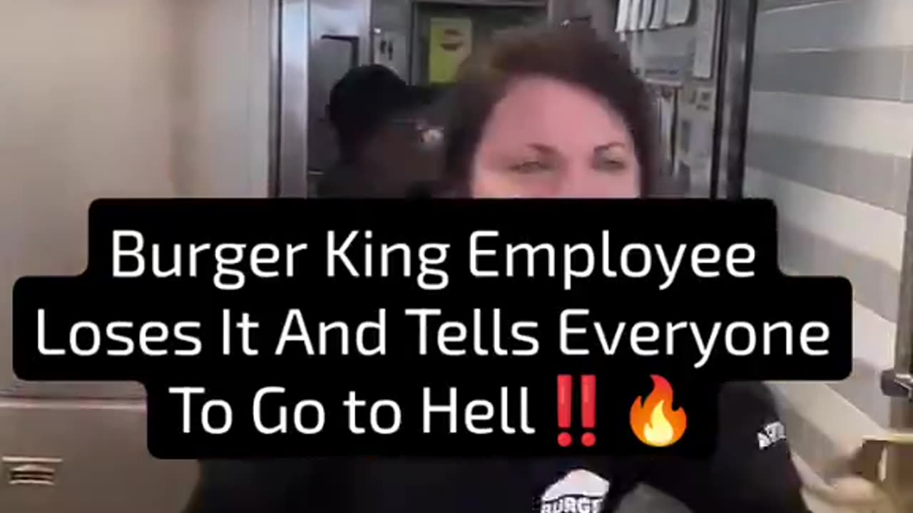 Burger King Employee Has Had Enough of The WOKE Agenda