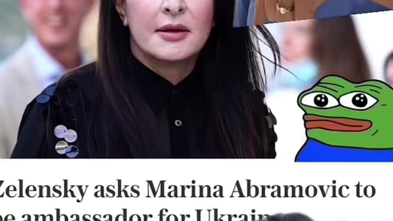 Marina Abramovic asked to be Ukrainian Ambassador !