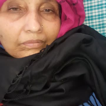 My mum after cancer operation in Kathmandu