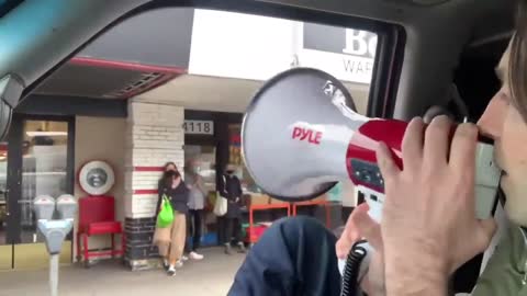 Man Warning About COVID Gets His Window Smashed