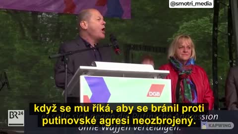 Olaf Scholz bude dále dodávat zbraně na Ukrajinu