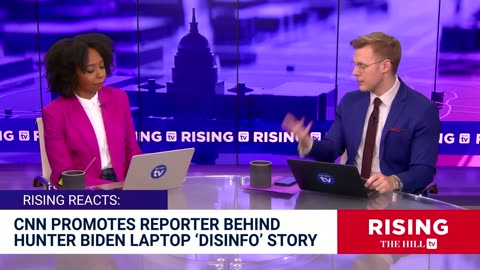 CNN PROMOTES Reporter Behind HUNTERBIDEN LAPTOP 'Disinformation' Hoax: Rising Reacts