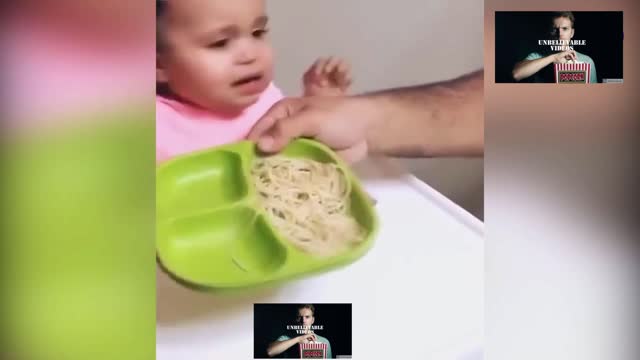 Little girl refuses food, but accepts wine
