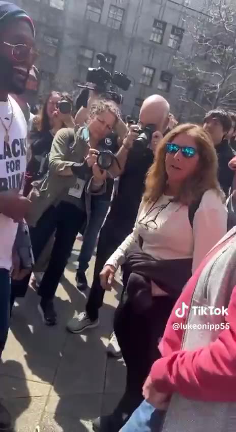 Blacks For Trump Trigger Angry Leftist
