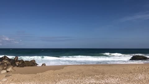 Gangneung sea waves in Korea