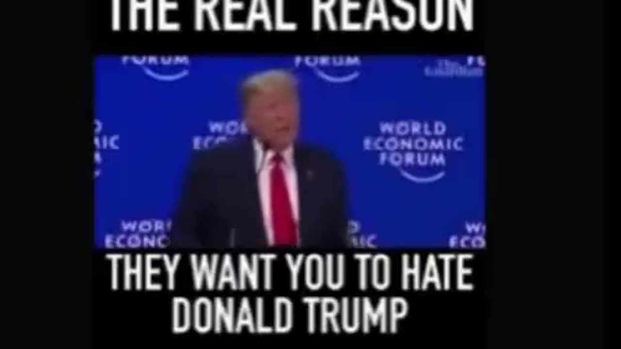 Great Reset - How do We Stop it? ‘They’ want you to Hate Trump – He Lays it down at Davos. WEF