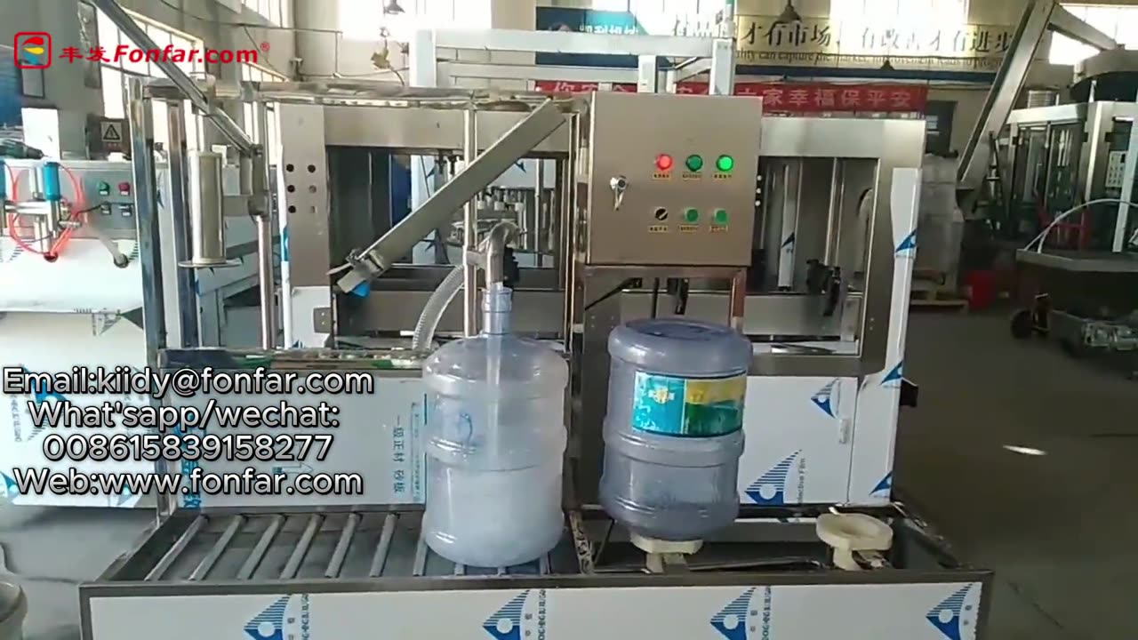 5 Gallons Water Washing Filling Capping Machine