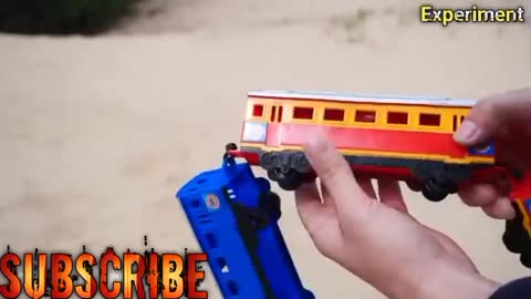 Experiment: Toy Train vs Toy Train and Fireworks
