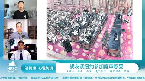 2024.07.05 新中国联邦｜喜健康《心理访谈》 战友谈纽约参加庭审感受 主持：睚鲁 嘉宾：麦可医生 睚鲁 狂奔 导播：狂奔