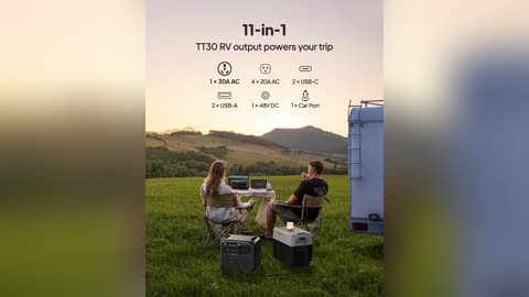 BLUETTI Portable Power Station AC200L with 350W Solar Panel Included