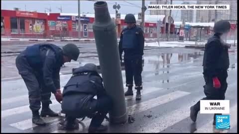 Missile hit pedestrian crossing in ukraine