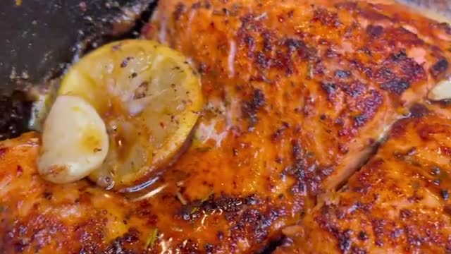 Salmon steak