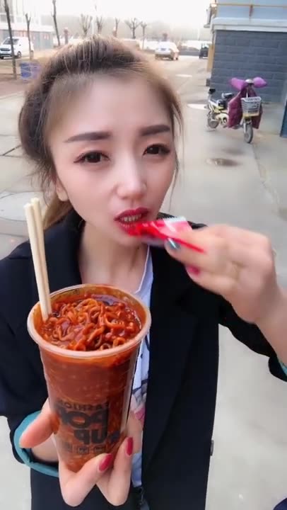 Chinese Eating Spicy Food Challenge ASMR Mukbang