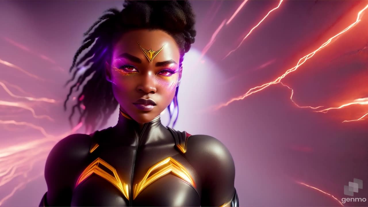 Black Ai superheroes- Men and women hearing the call