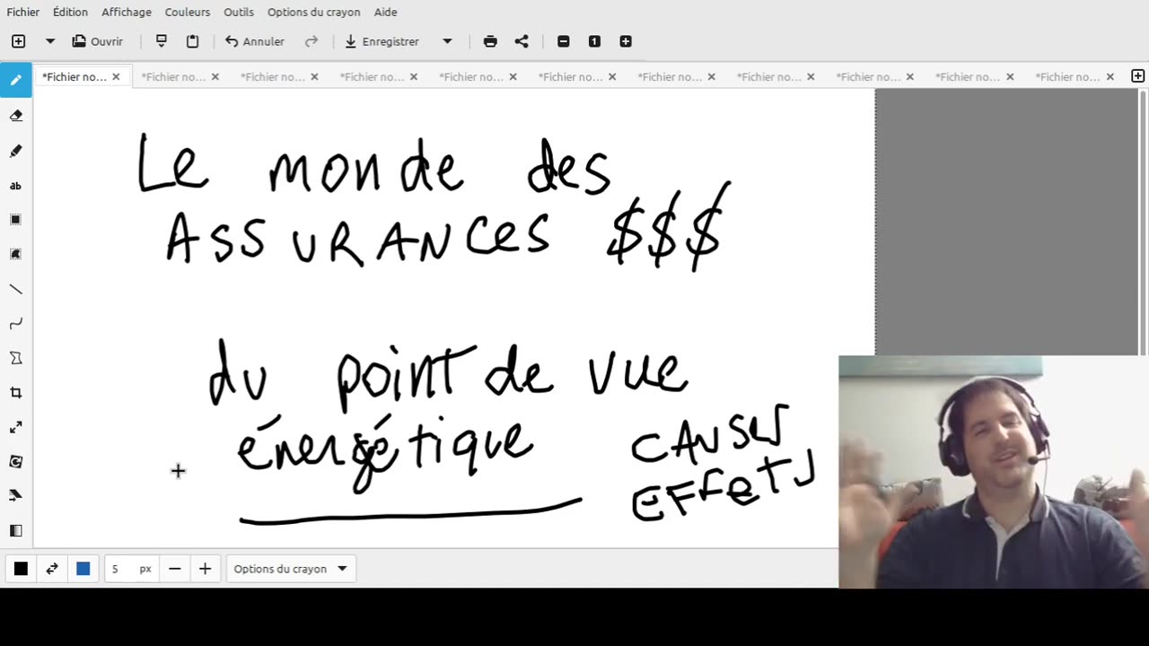 Les causes et effets énergétiques du monde des assurances $$$