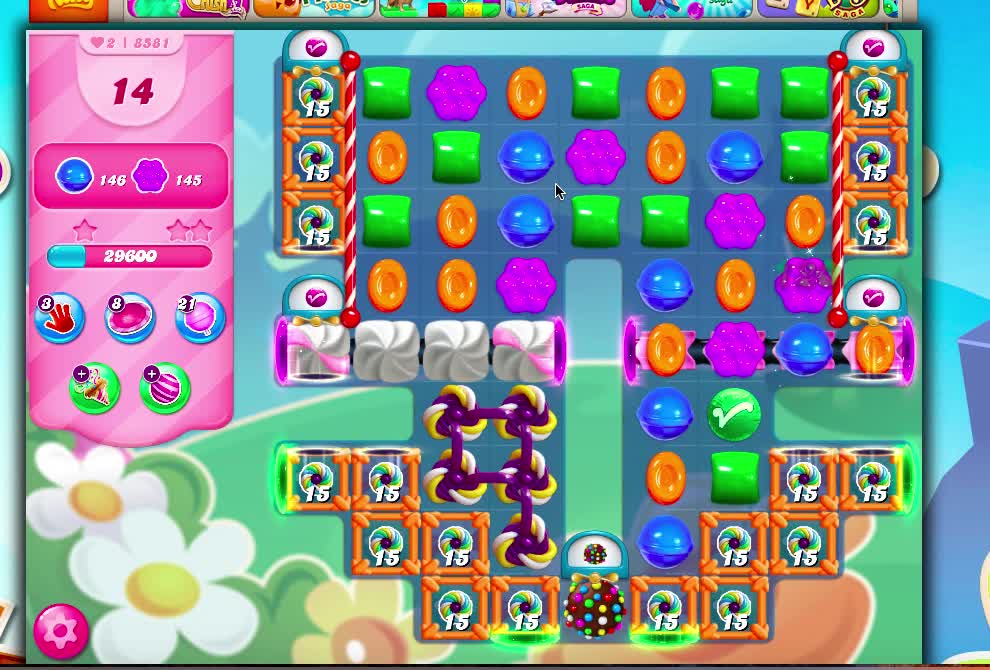 Candy Crush Level 8581 released 1/19/21 (No Boosters)