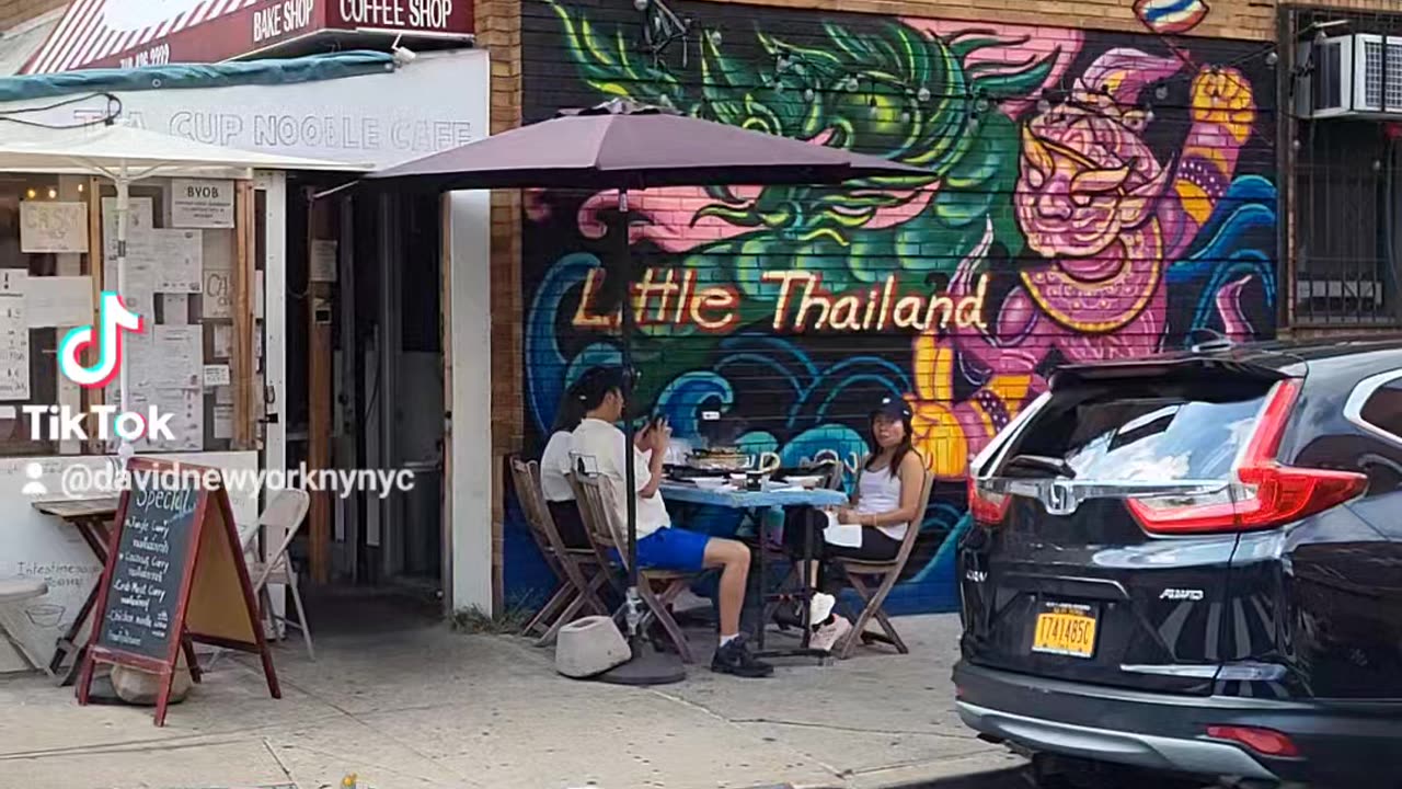 Little Thailand Queens New York City Manhattan America USA