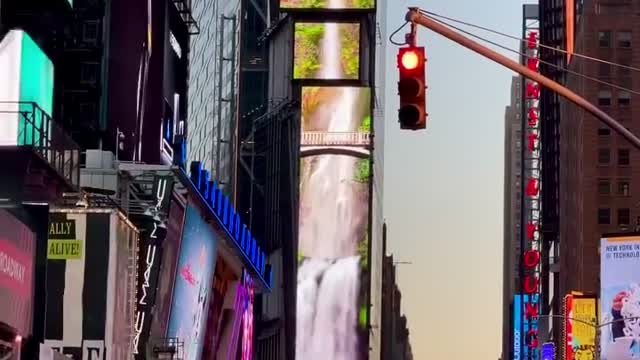 Bustling Times Square