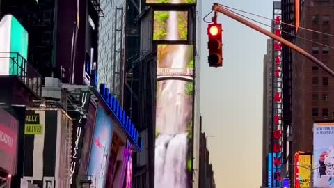 Bustling Times Square