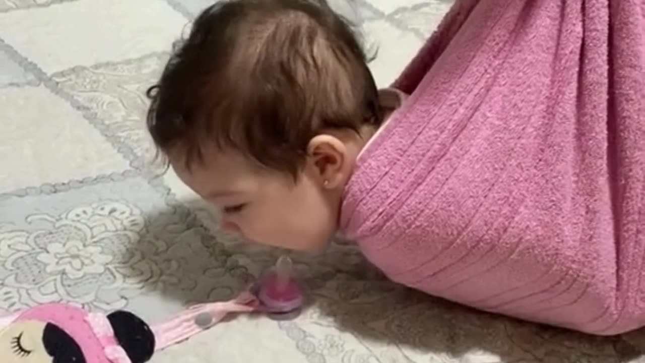 A very cute undercover agent - never leave your baby with your husband