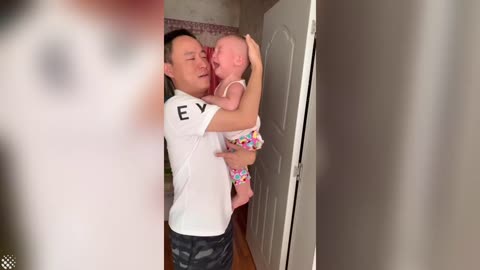 Babies react dramatically after tricked by their parents.