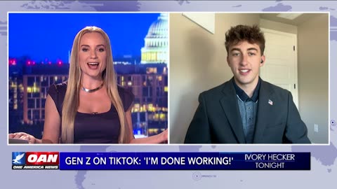 Ivory Hecker Tonight - Gen Z On TikTok 'I'm Done Working' - W/ Carson Carpenter, 9/27/24