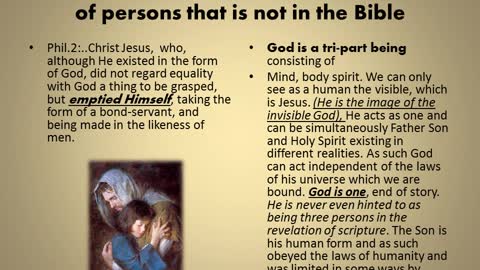 Is God three persons?