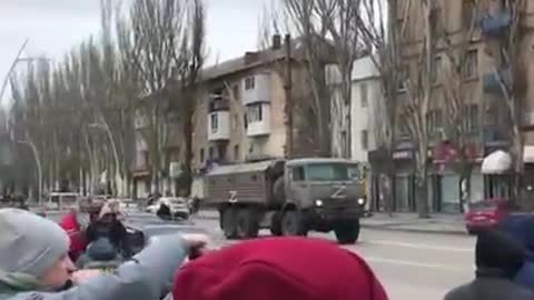 The Russians wanted to ban the rallies, but people are sending them to hell!