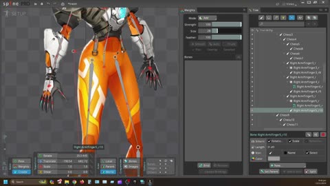 Spine 2d tutorial Full rigging process 06