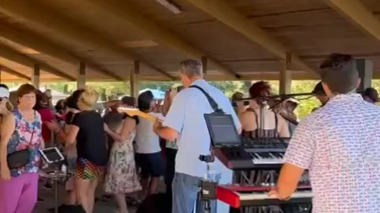 West Haven DJ dancing on the beach USA🇺🇸