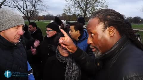 Allah Prays and Dawah Team Run away. DCCI @Speakers Corner