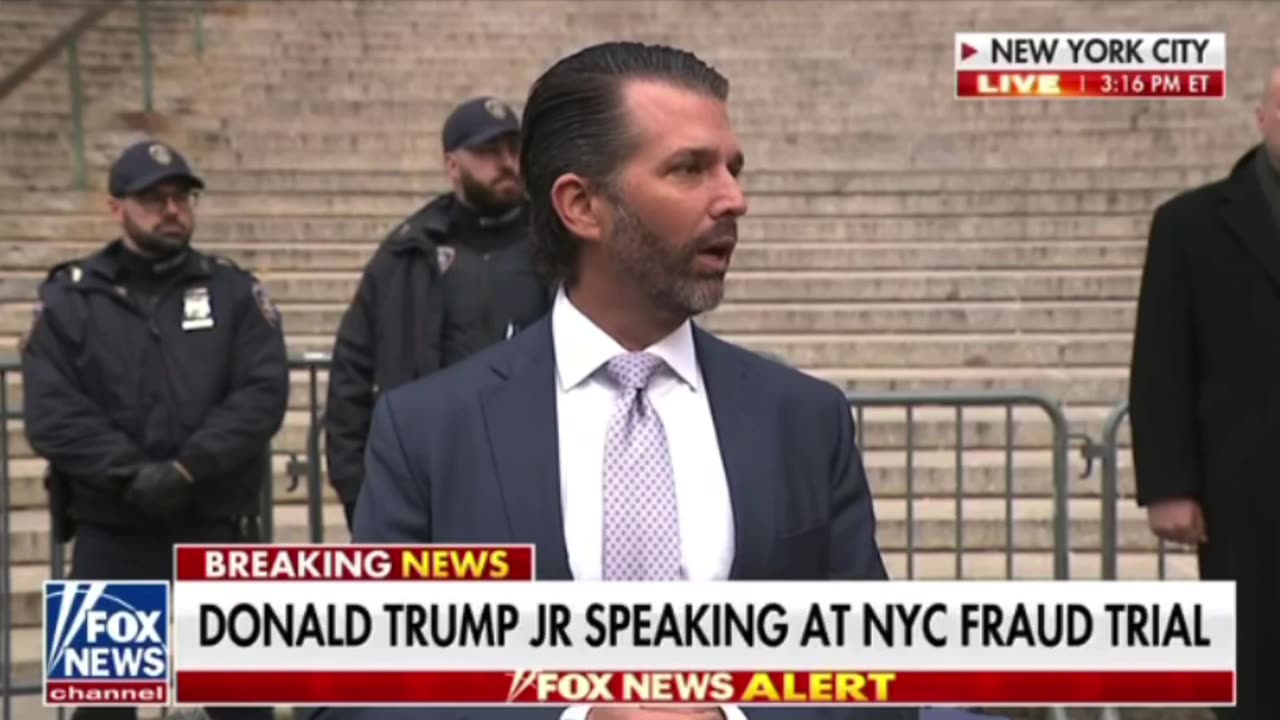DJT JR -We Are Playing by A One-Sided System of Justice