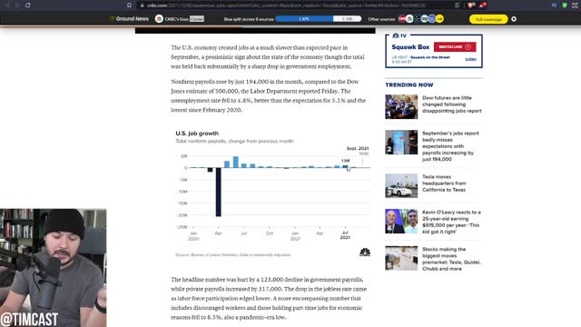 Biden's Economy Is A Total Disaster, September Job Report APOCALYPTICLY Bad, Off By Over 300k