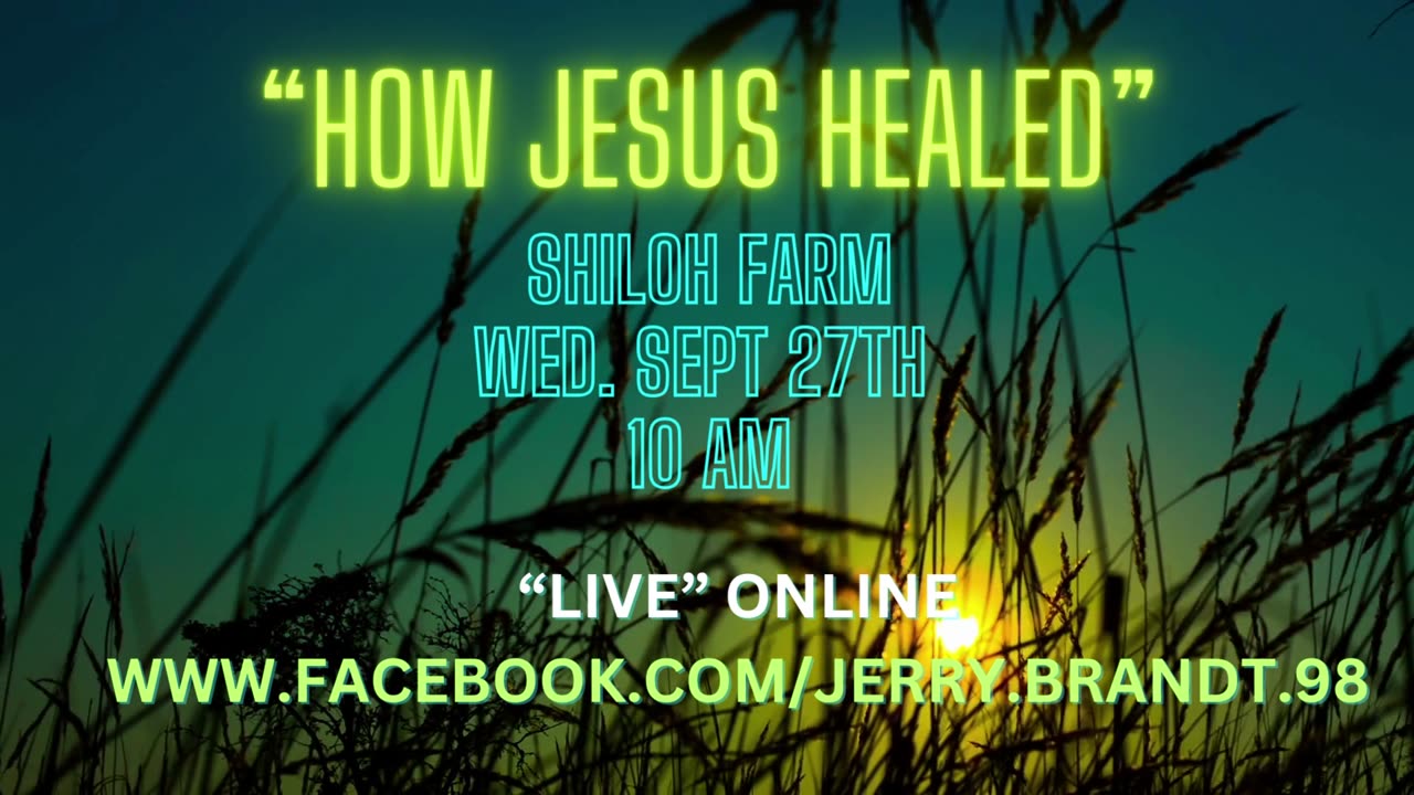 How did Jesus heal the sick?