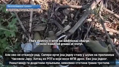 Ukraine Russian war Chasov yar work of a sapper July 2024