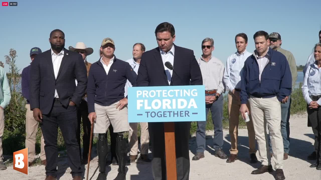 RIGHT NOW: Ron DeSantis is live…