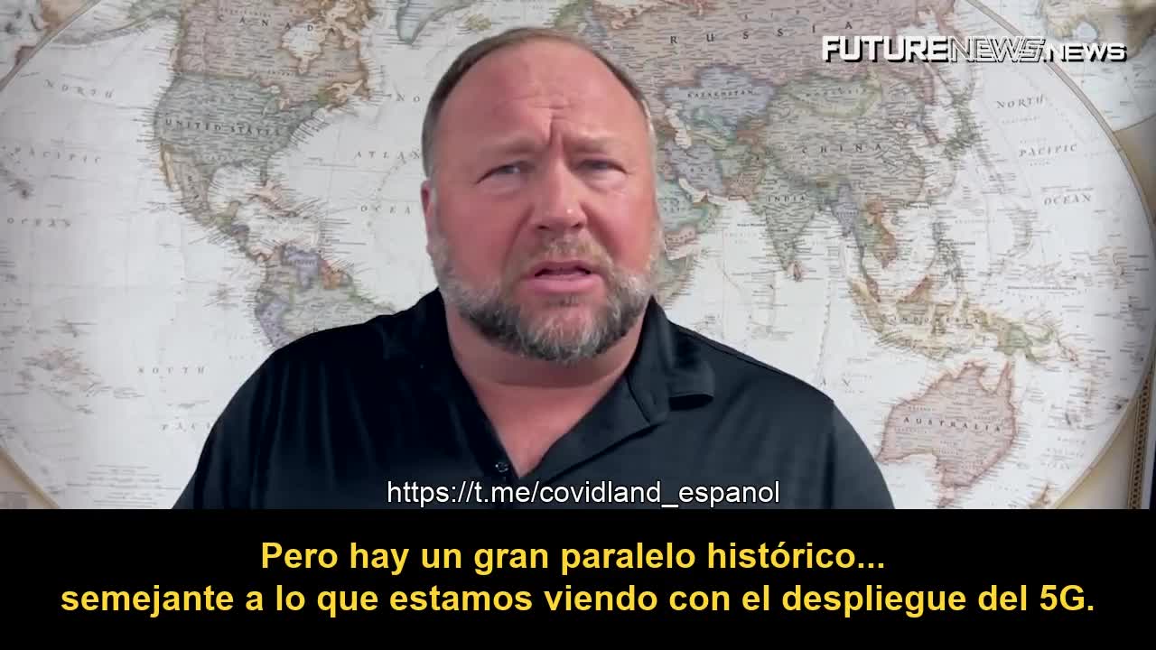 Alex Jones responde a la puesta en tierra de aviones debido al lanzamiento de 5G