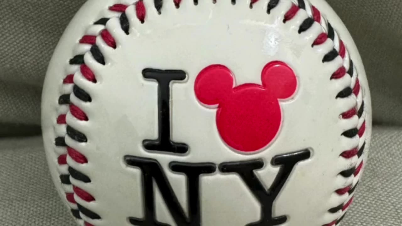 Disney I Mickey Mouse New York Collectible Baseball #shorts