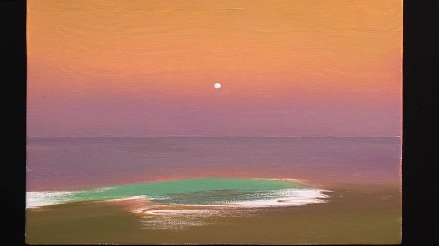 Coloring Skills Of Sunset Landscape Map