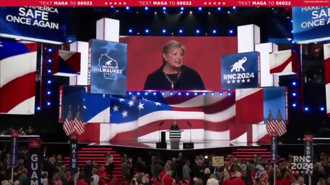 Convention Chairwoman Anne Hathaway opens day two of the #RNC