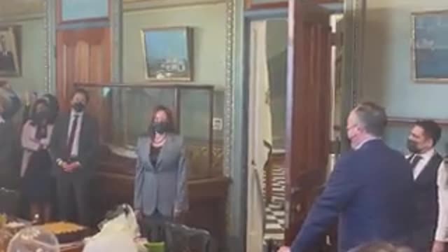 Kamala Harris Yells ‘Surprise!’ for Herself in Bizarre Birthday Party Video