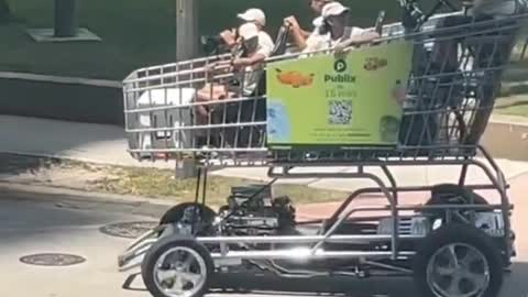 Large shopping cart