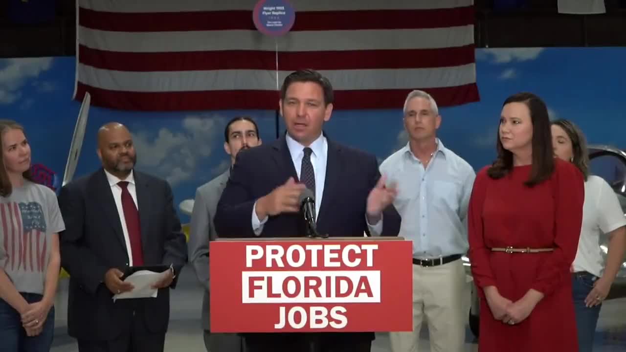 Gov. DeSantis: "We’ve Gone from 15 Days to Slow the Spread to 3 Jabs to Keep Your Job"